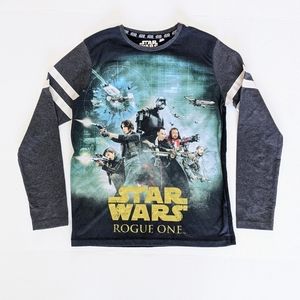 Kids Star Wars Rogue One Long Sleeve T Shirt NWOT